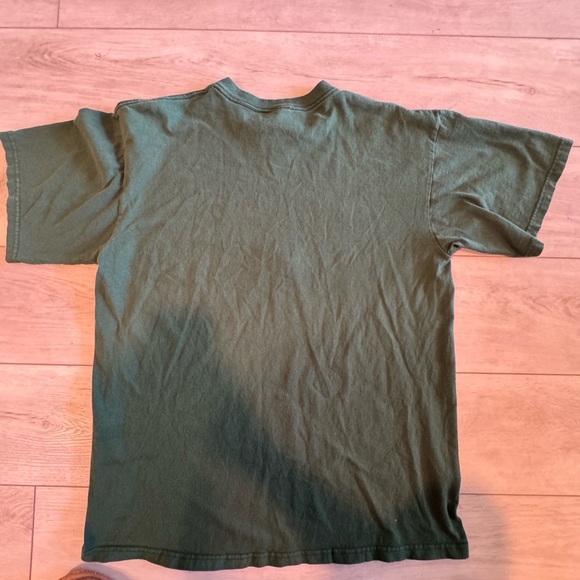 Vintage Miami Hurricanes Football Center Embroidered Swoosh Check Shirt Medium M - Picture 6 of 9